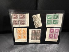 Australia John Ash Imprint Block Lot  1936 Issues MNH Stamp Lot of 10 Different picture