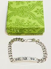 Gucci Silver Ghost Chain Bracelet 19cm GUCCIGHOST CHAIN BRACELET IN SILVER picture