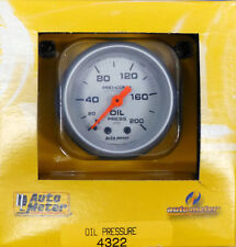 Auto Meter 4322 Ultra Lite Mechanical Oil Pressure Gauge 0-200 PSI 2 1/16 picture