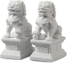 Large Size Foo Dog Statue,Pair of Guardian Lions,Asian Stone Statues Feng Shui picture