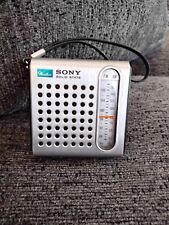 Vintage Sony Weather AM/FM Radio TFM-3950W Solid State. Works. 9 Volt Inc. picture