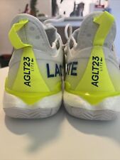 Zapato Lacoste Men`s AG-LT23 Lite Tennis Shoes  WHT/YLW picture