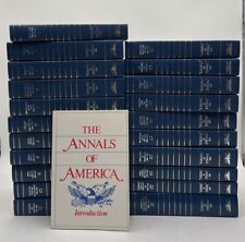 THE ANNALS OF AMERICA 21 Volume Set + Introduction Booklet HC Very Good picture