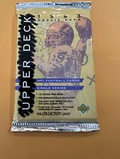 7 packs, 1993 UPPER DECK NFL CARDS 84 MINT CARDS SUPERSTARS & ROOKIES, FREE S/H picture