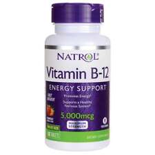 Natrol Vitamin B-12 Fast Dissolve - Strawberry 5,000 mcg 100 Tabs picture