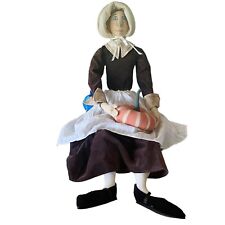 Joe Spencer Gathered Traditions Thanksgiving Pilgrim Prudence Doll 33 Inches picture