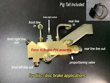 GM Proportioning Valve Kit Disc/Disc - Bracket -bolts, bracket, Lines, pig tail- picture