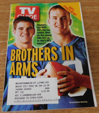 TV Guide Sept 5-1 2004 Edition Peyton And Eli Manning Cover Brothers In Arms picture
