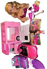 Huge Barbie Play set Toy lot w/ Camper, Cars, Boat, Dolls and Accessories picture