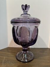 Viking Teaberry Large Candy Dish Rare 10” Flawless *6Petal* picture