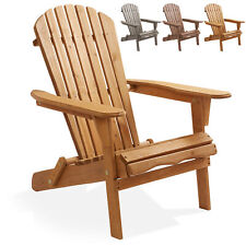 Folding Adirondack Chair, Cedar Wood Outdoor Fire Pit Patio Seating picture
