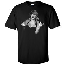 Taylor Swift Middle Finger T-Shirt - Black picture