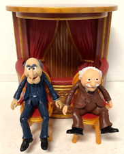 The Muppets STATLER and WALDORF Action Figures w/Balcony Diamond Select Disney picture