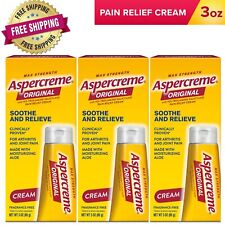 Lot of 3 Asper cream Arthritis Pain Relief Anti-Inflammatory 3oz Each Exp 08/24 picture