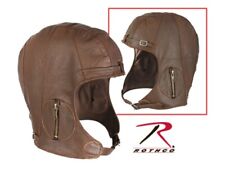 Rothco WWII Style Leather Pilot Helmet - Brown picture