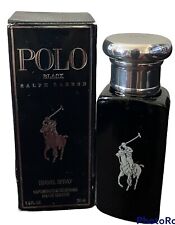 VINTAGE *2011 - Polo Black by Ralph Lauren Men 1 /1.0 oz EDT Travel Spray SEALED picture