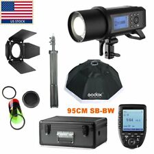 US Godox AD400Pro 400Ws TTL All-in-One Studio Outdoor Flash +Case +BD-08+Softbox picture