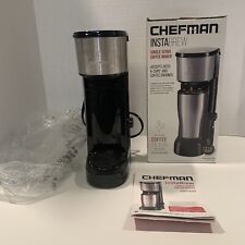 Chefman InstaBrew Single Serve Coffee Maker Up To 14oz. Filter Included Open Box picture
