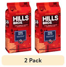 (2 pack) Hills Bros. 100% Arabica Whole Bean Coffee,  Premium Dark Roast, 32 oz picture