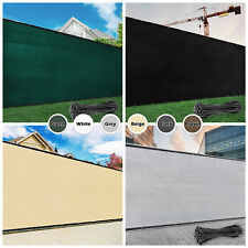 ColourTree Fence Privacy Screen Cover Mesh 4' 5' 6' 8' Black Green Beige Brown picture