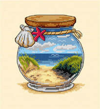 Orchidea Complete counted cross stitch kit Vacation memories - Sea and Beach picture