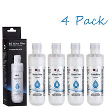 4 PACK Refresh Refrigerator Ice Water Filter LG LT1000P ADQ747935 Brand New picture