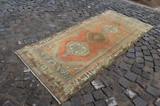 Unique rug, Turkish rug, Handmade Vintage rug, Wool rug, Carpet | 3,1 x 6,6 ft picture