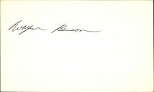 Wayne Barson Signed 3x5 Index Card Cut 1973-77 picture