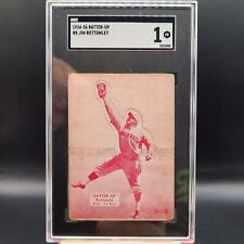1934-36 Batter-Up Card # 8 Jim Bottomley SGC 1 / 90 Years Old PR Nice Card picture