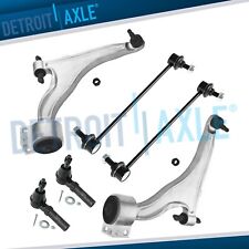 6pc Front Lower Control Arms Sway Bars Outer Tie Rods for 2010-2016 Cadillac SRX picture