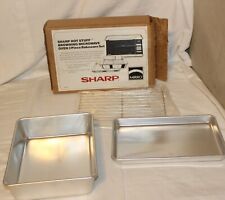 VTG SHARP HOT STUFF Browning Microwave Over 3 PC Bakeware Set Mirro w/Box picture