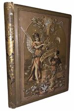 1891, SCHILLER'S GEDICHTE, ILLUSTRATED, GERMAN POETRY, BEAUTIFUL GILDED BINDING picture