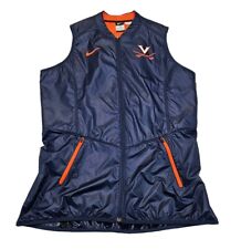 Nike Mens Virginia UVA Cavaliers Vest Size XL Navy Orange Jacket Hoos Cavs New picture