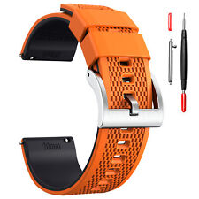 Silicone Watch Bands Quick Release Rubber Watch Strap for Men Women 18 20 22 mm picture