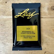 Muhammad Ali 2024 Leaf Legacy Collection 1/1 Pre-Production Proof Pack SEALED picture