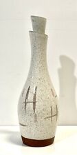 Vintage Mid Century Walter Roche Art Pottery Decanter picture