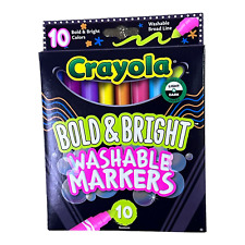 Crayola Set of 10 Bold & Bright Washable Markers picture