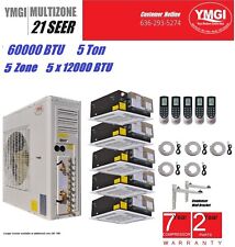 YMGI 60000 Btu 5 Zone Ductless Mini Split Air Conditioner Heat pump 220V NB64 picture