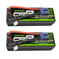 2x Ovonic 11.1V 50C 7600mAh 3S Lipo Battery EC5 For arrma INFRACTION 6S RC Truck picture