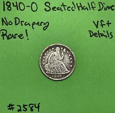 1840-O No Drapery Seated Liberty Half Dime 5c  VF Very Fine Details Rare picture