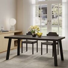 Chitwood Indoor Modern Industrial Acacia Wood Dining Table picture