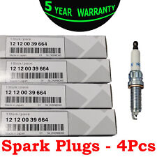 Set of 4 OEM 1212-0039-664 Spark Plugs for BMW F10 F22 F30 F31 F32 F33 2.0L 4.4L picture