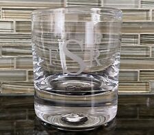 Simon Pearce, Ascutney Double Old-Fashioned Glass, Engraved “FSR” picture