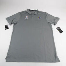 Golden State Warriors Nike NBA Authentics Polo Men's Gray New picture