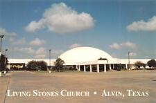 Alvin, TX Texas  LIVING STONES CHURCH~Dome Shape  BRAZORIA COUNTY  4X6 Postcard picture