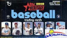 2020 Topps Heritage Baseball HUGE Factory Sealed HOBBY Box-AUTO/RELIC+BOX LOADER picture