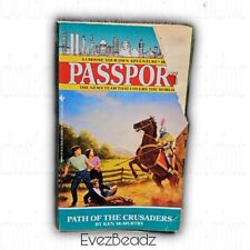 Vtg Rare YA PASSPORT 4 PATH OF THE CRUSADERS Book 055329444X McMurtry EvezBeadz  picture