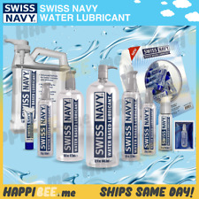 Swiss Navy Personal WATER Lubricant🍯Premium Liquid Gel Lube Backdoor Anal Glide picture