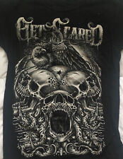 Vintage Get Scared Band Men T-shirt Black Short Sleeve All Sizes S-5XL BR5442 picture