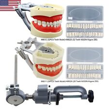 US Dental Typodont Teeth Kilgore Nissin 200 Type Mounting Pole Practice 28/32Pcs picture